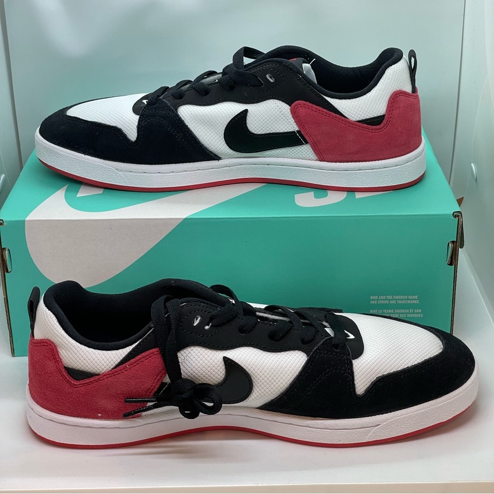 NEW Nike SB Alleyoop White University Red Men’s Shoes Size: 11 #CJO882-102